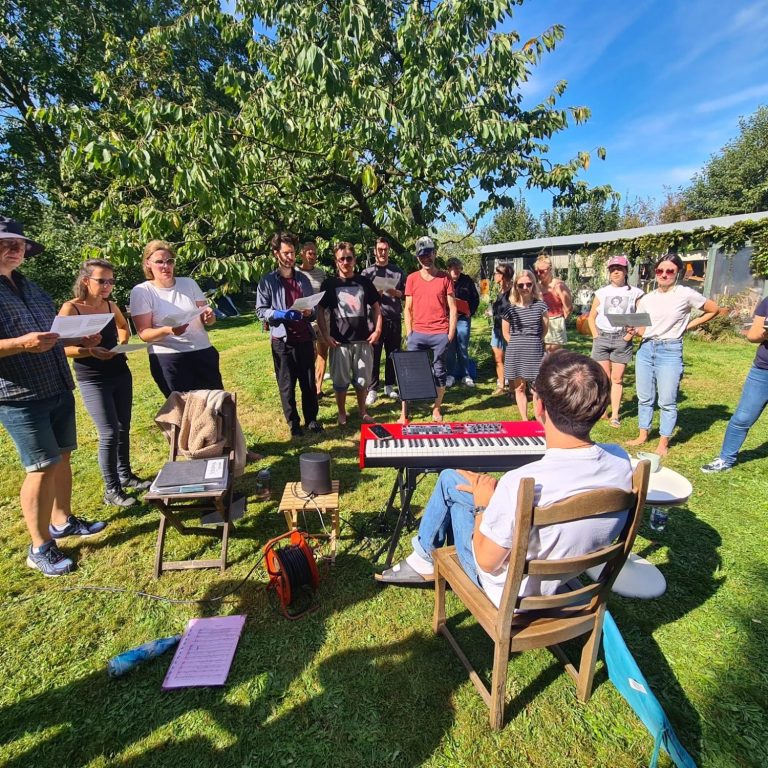 Probe im Garten Hamburger Tonverein